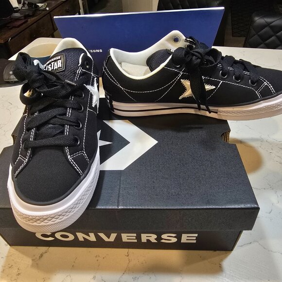 CONVERSE One Star Low 'Puff - Black White' LIGHTWEIGHT A14955C NEW MENS SIZE 10 - Picture 2 of 13